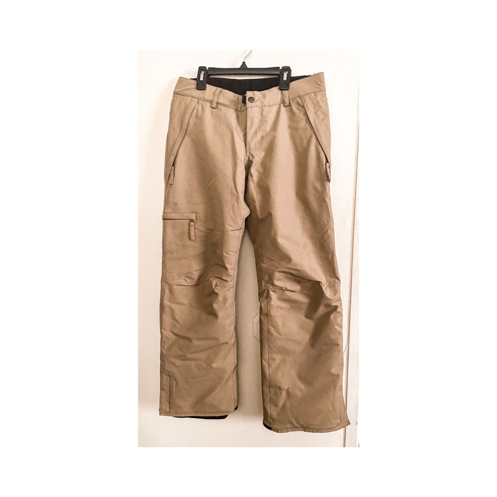 genuine 686 snowboard pants • khaki • womens small
